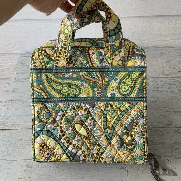Vera Bradley Handbags - NEW! Vera Bradley Tech Organizer Cosmetic Travel Case Bag Lemon Parfait Yellow
